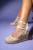 Lions Mesh Leren Sleehak Espadrilles Sandaal (Dames)