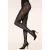Flower 50 Den panty in zwart