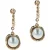 OTAZU Pearl Twirl Hoops