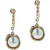 OTAZU Pearl Twirl Hoops