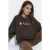 Geborduurde sweater met relaxed fit