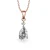 Prinsessenhangers – Roségoud en kristal