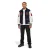 Malelions baseball jacket met patches en backprint – donkerblauw