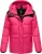 Ragwear Winterjas ‘Wikesh’  magenta / zwart