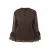 comma – female – Gestructureerde chiffonblouse met volantmouwen