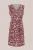WE Fashion – Dames mouwloze jersey jurk – Regular fit – Donkerrood – Viscose –
