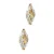 Abrazi gold plated oorbellen Navette