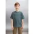 Oversized T-shirt met geribde ronde hals