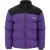 Firetrap Heren Kleurblok Corduroy Gequilt Puffer Jacket (Paars)