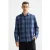 Scotch & Soda Shadow Check Shirt Peacoat Shadow Check