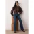 TRENDYOLMİLLA Dames Blauw Effen Wijde pijp Hoge taille Jeans