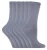 Set van 6 effen, casual katoenen damessokken – PL30 PLatina