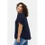 Zizzi geweven top VANNI, S/S, TOP donkerblauw