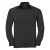 Russell Collection Heren Poplin Easy-Care overhemd met lange mouwen (Zwart)