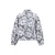 Another-Label gebloemde teddy jas – grijs