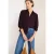 Cecil Dames Overhemdblouse in effen kleur in Rood