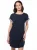 Sanetta Nachthemd  donkerblauw / wit