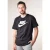 Nike Swoosh Futura Heren T-shirt in zwart