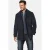 Babista manteljas TONIO met wol Plus Size donkerblauw