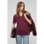 T-shirt met V-hals en korte mouwen