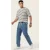 Elastische Taille Denim Broek
