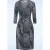 Topvintage exclusive ~ Lola Dot wikkeljurk in marineblauw en gebroken wit