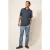 White Stuff Micro Dot Polo Deep Blue