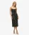 Superdry Vrouwen Cami Midi-jurk met Knoopsluiting en Print Zwart