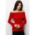 Off-shoulder Gerepte Trui met Uitsnijdingen