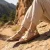 Woden Woden Line Sandalen taupe