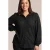 Exxcellent Plus Size blouse met pailletten – zwart