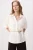 TRENDYOLMİLLA Dames Wit Effen Kort Regular fit Overhemden