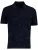 Poloshirt BOSS Orange donkerblauw met structuur