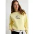 TRENDYOLMİLLA Dames Geel Geborduurd Lang Oversized Sweatshirts