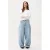 Catwalk Junkie high waist baggy jeans met ceintuur – lichtblauw