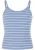 Urban Classics Top  duifblauw / wit