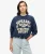College Script Loose Sweatshirt Blauw