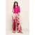 Mart Visser wide leg high waist gebloemde broek roze