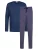 Mey Pyjama lang ‘Tie Minimal’  donkerblauw