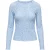 TRENDYOLMİLLA Dames Donkerblauw Effen Lang Getailleerd Blouses