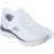 Skechers Summits Diamond Dream Textiel Dames Witte/Zilveren Sneakers
