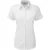 Russell Collection Shirt met korte mouwen in visgraatmotief voor dames/dames (Wit)