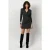Dante6 Faeza Crossover Mini Dress Graphite