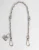 Dolce & Gabbana Zilverkleurige Messing DG Logo Detail Ketting Heren Necklace
