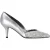 Stuart Weitzman Chantelle Kant Teeen Pumps in Zilver Leer