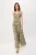 TRENDYOLMİLLA Dames Groen Dierenprint Maxi Mouwloos Recht Avond & Gala Jurk