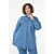 Zizzi denim blouse medium blue denim