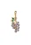 ELLI Hangers  goud / groen / lichtlila