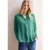 Cecil Dames Blouse in effen kleur in Groen