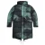 Fred Perry Fishtail schaduwrijke marineblauwe camouflage gewatteerde Pakra-jas